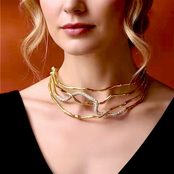 ALEXIS BITTAR Solanales Orbit Choker Necklace - Picture 1 of 8